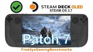 God of War Ragnarök (Patch 7) on Steam Deck OLED with Steam OS 3.7