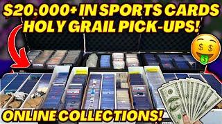 *$20,000 IN ONLINE SPORTS CARD COLLECTIONS! TONS OF HOLY GRAIL PICK-UPS!