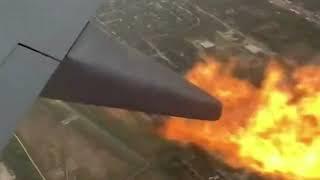 Check this out flames spitting from Southwest plane engine # 149