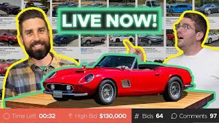 Buy the Ferrari from Ferris Bueller's Day Off or a Rare Audi RS5 Cabriolet! LIVE NOW! on Cars & Bids