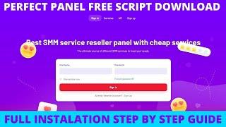 Perfect Panel Script Free Download || Perfect Panel Bug Fixed Script || 5gW2