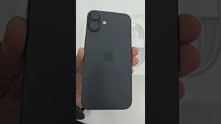 #unboxing video of iphone 16 plus in black colr #apple #shorts #ytshorts #iphone