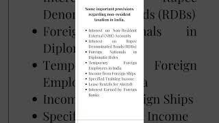 Tax Exemptions for NRIs #shorts #taxexemptions #nri #taxation #charteredaccountant #ca #cafirm #tax