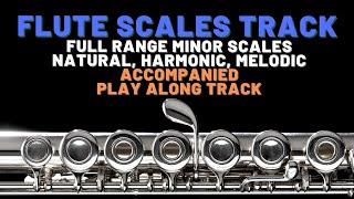 Flute Minor Scales Practice Track