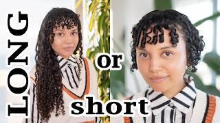 Long VS Short Curly Hair Routine