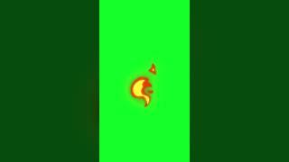 Fire Animation Green Screen 4K Video | Green_wall | Motion Video | #animation #dailyanimation #green