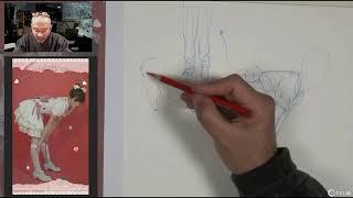 金政基速写示范⑧Demonstration of KimJunggi's Sketching