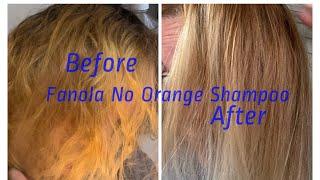 Fanola No Orange Funciona ? Toning my hair with Blue shampoo