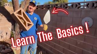 Block Wall Repairs DIY -How to lay block