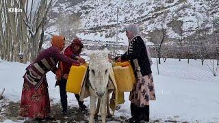 Living with Winters COLD in afghanistan villages