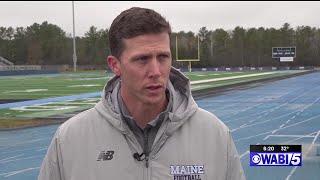 Maine head football coach Jordan Stevens recaps 2024 season