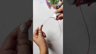 Beautiful Hairband Diy️🩷️#craft#diy#hairband#rajnicraftycolors#shorts#trending