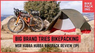 MSR Hubba Hubba Bikepack Review (1p) - Big Brand Tries Bikepacking