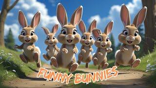 Funny Bunnies | A Cute & Fun Bunny Song for Kids | Duy Nguyen TV