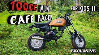 Mini Cafe Racer Mod!! 100CC Mini Cafer Racer for Kids | Part II | Tranz Moto Hub