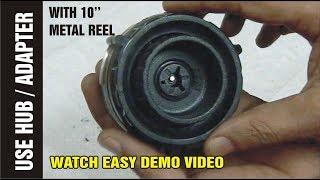 HOW TO USE HUB ADAPTER WITH 10'' AKAI REEL RECORDER