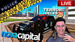 LIVE  GTA MTA RP +18 | NOVA CAPITAL ROLEPLAY | COMANDO DA BAEP EM PATRULHA | !dc