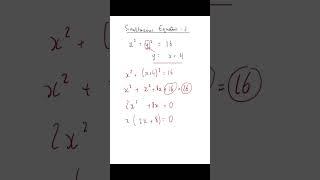 Simultaneous Equations Part 2 - GCSE Maths #shorts #maths #gcse