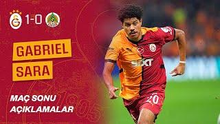  Gabriel Sara'nın maç sonu açıklamaları | #GSvALN