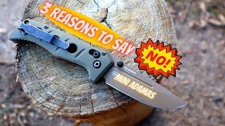 Benchmade Mini Adamas/3 Reasons No & 1 Reason Yes