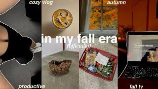 in my FALL ERA️ cozy + productive days in my life + my everyday fall routine | fall vlog 2024