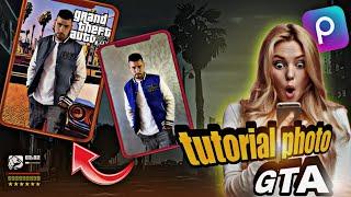 how to edit photography GTA in PicsArt