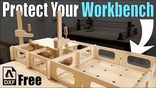 Making a Sacrificial Workbench Frame using Plywood Offcuts - Simple CNC Project for the Workshop