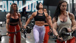 KRISTEN NUNS SECRET ARM DAY WORKOUT! *BIGGEST PUMP I'VE HAD*