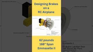 Designing brakes on a RC Airplane. #aviation #rcplane #rcaircraft