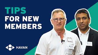 Tips for New HAVAN Members