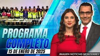 Noticias MTY con Gerardo Burgoa y Brisseida Moya| Programa Completo 15 de enero de 2025