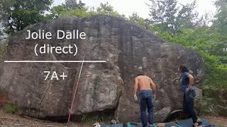 Jolie Dalle (direct) 7a+ Bas Cuvier