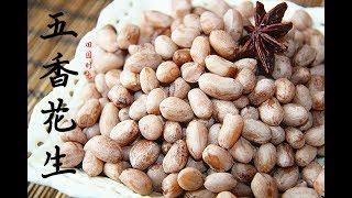 五香盐水花生 回味无穷 喝酒泡茶最佳小零食(Spiced peanut ) 【田园时光美食】