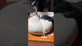 Now that is Mozzarella! Video Credit: Ai Monti Lattari. Cheese: Buffalo Mozzarella