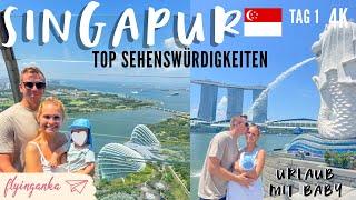 Singapur, die besten Sehenswürdigkeiten Tipps für deinen Urlaub 2023 #|4K Reise mit Baby