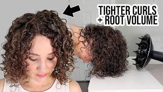 How to Diffuse for Tighter Curls & Root Volume without Frizz | Curlsmith Defrizzion Tutorial