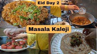 Eid Day 2 Morning Routine Vlog  | Mutton Masala Kaleji  itni mazay dar k hath na rukay 