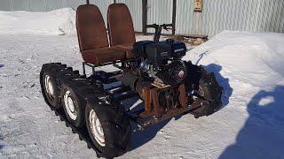 Variator for all-terrain vehicle. Snow. Вариатор для гусеничного вездехода. Снег.