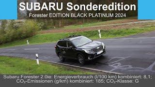 Subaru Sonderedition | Forester EDITION BLACK PLATINUM