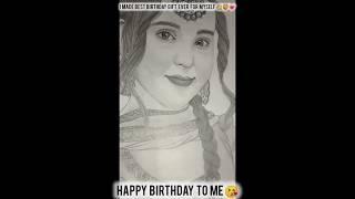 My portrait ️ #ytshorts #birthday