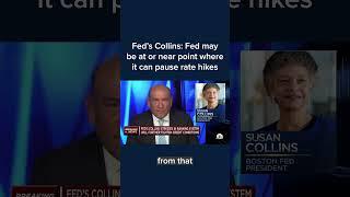 Fed may be at or near a point where it can pause rate hikes #Shorts