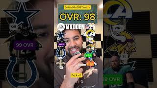 Can we build a 93+ OVR Team in Madden 25  #nfl #shorts #madden25 #football