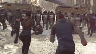 Detroit Become Human - Androids vs Police Epic Battle