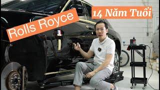 Phục Hồi Rolls Royce Ghost 14 Năm Tuổi Huyền Thoại của anh Minh Nhựa hàng tháng trời.