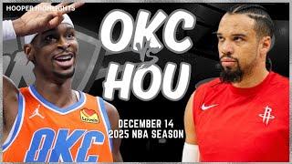 Houston Rockets vs Oklahoma City Thunder Full Game Highlights | Dec 14 | 2025 NBA Season