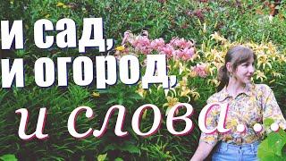 VLOG: ПРОГУЛКА ПО САДУ-ОГОРОДУ И МУДРЁНАЯ ОБРАБОТКА КНИГ, МОИ ЦИТАТНИКИ