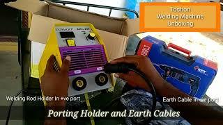 Unboxing Toshon Inverter Welding Machine 200 | Welding Method | GAAMA Foundations