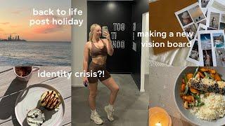 Post travel identity crisis, making a new vision board & what I'm focusing on | Ellie Kate