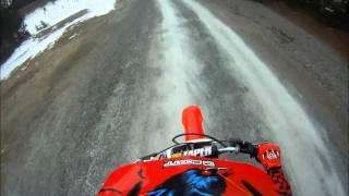 First Rip of 2011 - GoPro - Raptor 660 - CRF150f - CRF100f