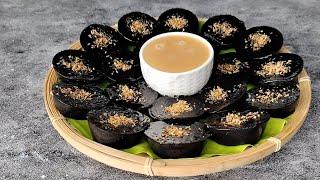 Native Filipino Delicacy | How to Make Black Kutsinta with Yema Dip | Kutsinta Recipe